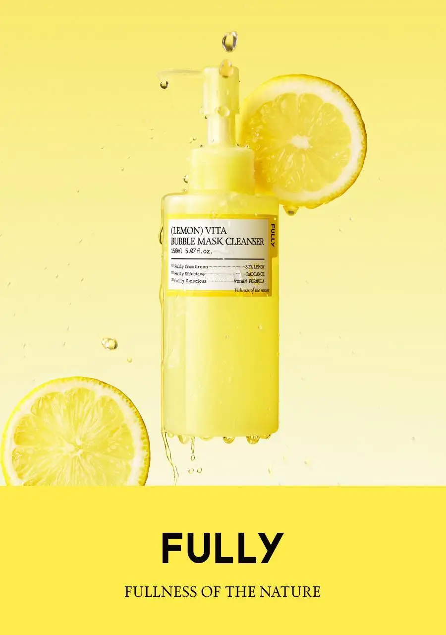 [레이PICK/미백광채] 풀리 레몬 비타 버블 팩클렌저 150ml 상세페이지 39